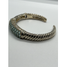 925 STERLING SILVER TOPAZ HINGE BRACELET