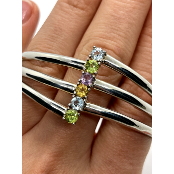 925 STERLING SILVER SPINEL BRACELET