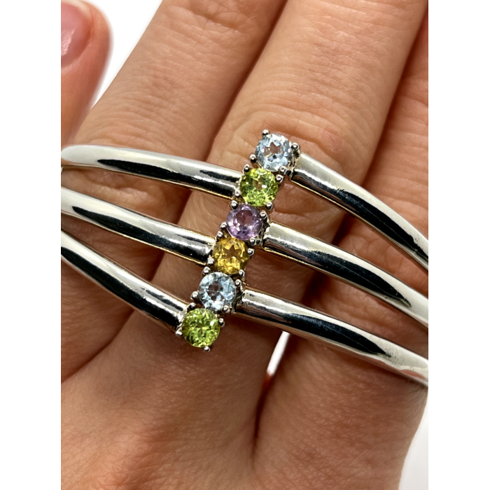 925 STERLING SILVER SPINEL BRACELET