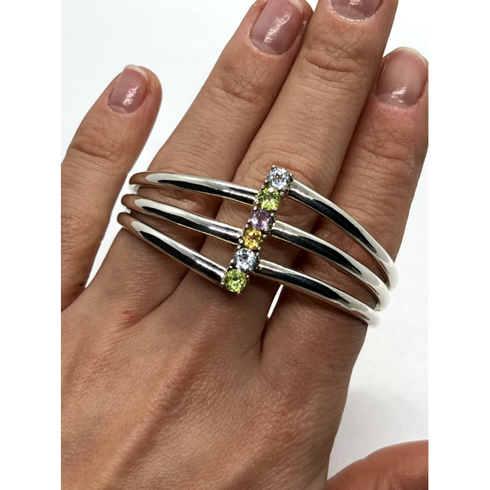 925 STERLING SILVER SPINEL BRACELET