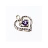 925 Sterling Silver Amethyst & Beryl 