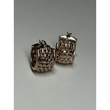 925 Sterling Silver Earrings Length 17 Mm