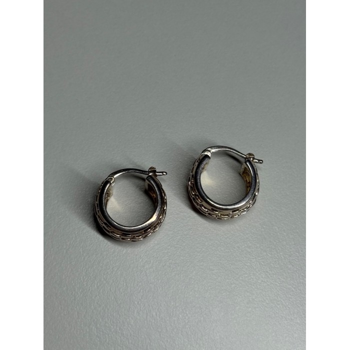 925 Sterling Silver Earrings Length 17 Mm