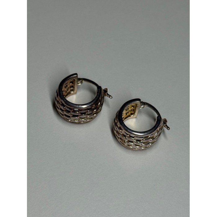 925 Sterling Silver Earrings Length 17 Mm
