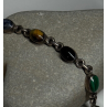 925 STERLING SILVER AGATE BRACELET