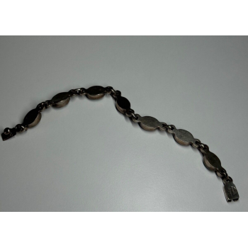 925 STERLING SILVER AGATE BRACELET