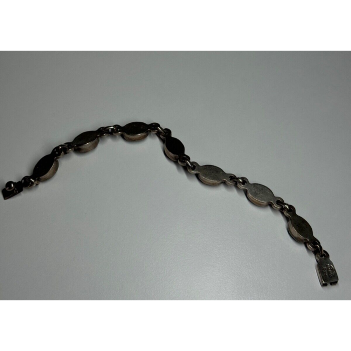 925 STERLING SILVER AGATE BRACELET