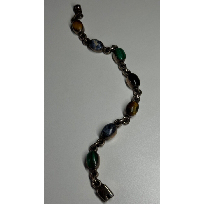 925 STERLING SILVER AGATE BRACELET