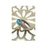 Vintage 925 Sterling Silver Topaz Ring Size 7