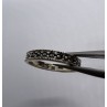 925 Sterling Silver & Marcasite Band Ring Size 6