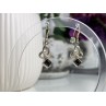 925 Sterling Silver Garnet Earrings