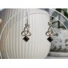 925 Sterling Silver Garnet Earrings