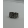 14K WHITE GOLD  DIAMONDS RING SIZE 5.5