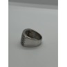 14K WHITE GOLD  DIAMONDS RING SIZE 5.5