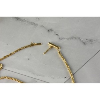 14K Yellow Gold Double Bracelet 13.7 In