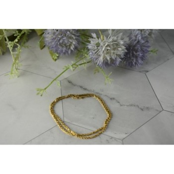 14K Yellow Gold Double Bracelet 13.7 In