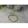14K Yellow Gold Double Bracelet 13.7 In