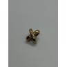 14K YELLOW AND WHITE GOLD PENDANT LENGHT 17.3 mm