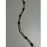 925 STERLING SILVER GOLD PLATED GARNET BRACELET