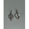 925 Sterling Silver Moon Stone Earrings Length 22 Mm