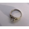 925 Sterling Silver & CZ Kbn Ring Size 4.5