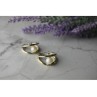 925 Sterling Silver Pearls Earrings Italy
