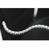 925 STERLING SILVER CZ BRACELET SIZE 8.2 IN