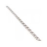 925 STERLING SILVER CZ BRACELET SIZE 8.2 IN