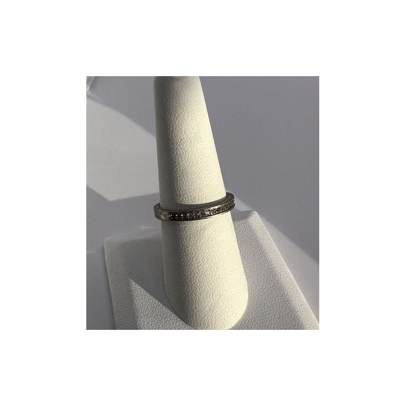 925 Sterling Silver & CZ Ring Size 7