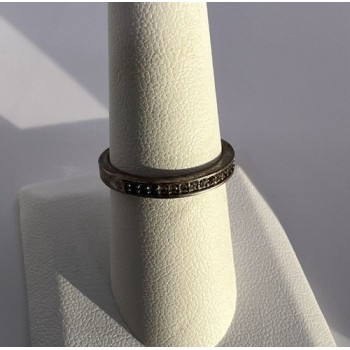 925 Sterling Silver & CZ Ring Size 7