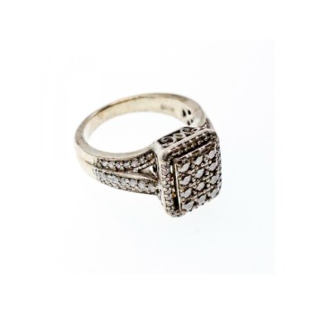 925 Sterling Silver CZ Ring Size 7