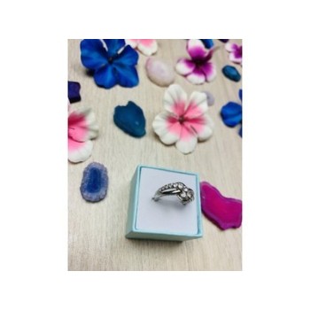 925 Sterling Silver White Topaz Ring Size 6.5