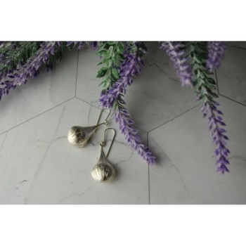 925 Sterling Silver Pearls Earrings Italy