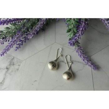 925 Sterling Silver Pearls Earrings Italy