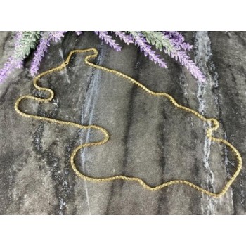 925 Sterling Silver Gold Plated Chain Milor Italy 30.3 In