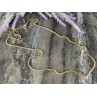 925 Sterling Silver Gold Plated Chain Milor Italy 30.3 In