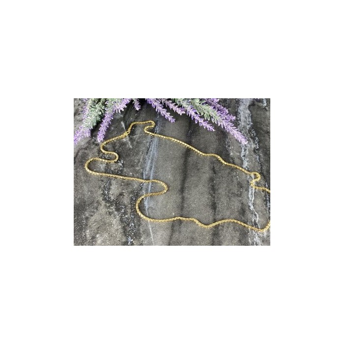 925 Sterling Silver Gold Plated Chain Milor Italy 30.3 In