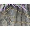 925 Sterling Silver Gold Plated Chain Milor Italy 30.3 In