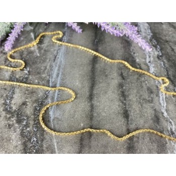 925 Sterling Silver Gold Plated Chain Milor Italy 30.3 In