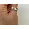 925 Sterling Silver Spinner Men's Ring Size 12