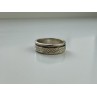 925 Sterling Silver Spinner Men's Ring Size 12
