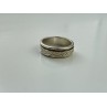 925 Sterling Silver Spinner Men's Ring Size 12