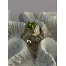 925 Sterling Silver Peridot Ring Size 6