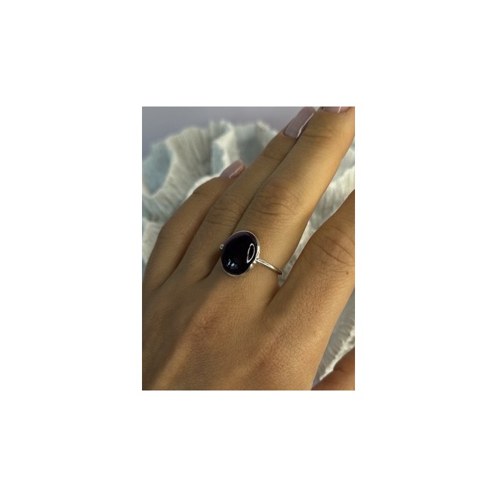 Vintage 925 Sterling Silver Amethyst Ring Size 7