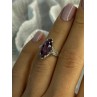 Kabana 925 Sterling Silver Amethyst Ring Size 5