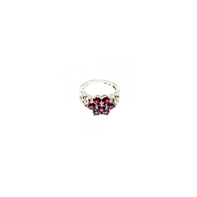925 Sterling Silver Pink Spinel 