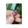 925 Sterling Silver Pink Spinel 