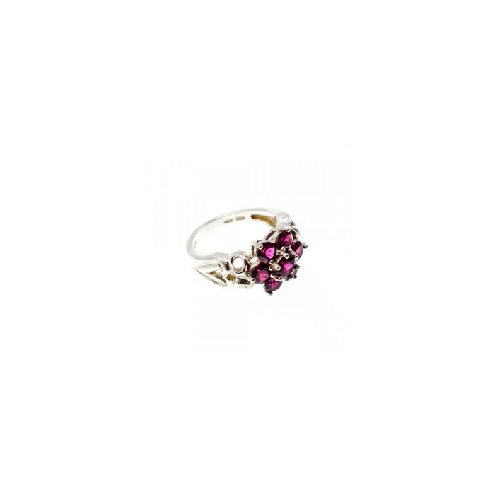 925 Sterling Silver Pink Spinel 