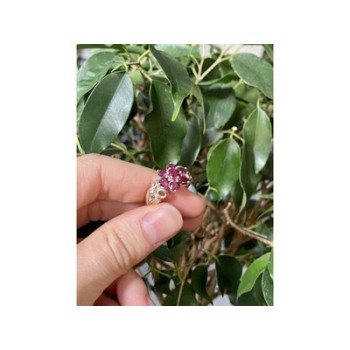 925 Sterling Silver Pink Spinel 
