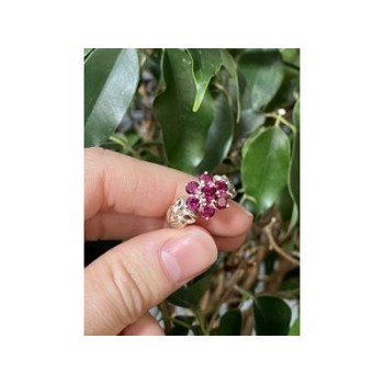 925 Sterling Silver Pink Spinel 